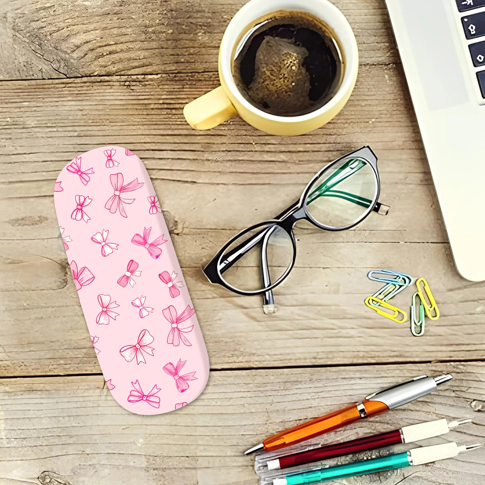 1Pcs Eyeglasses Case Portable Hard Shell Protective Case for Glasses with 250617