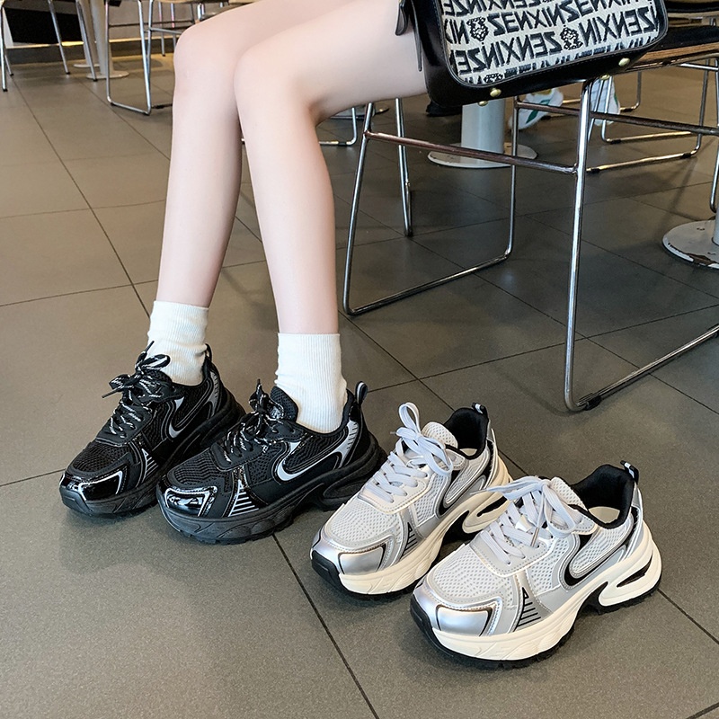 free shipping new designer shoes women Casual shoes brand Platform sneakers ladies lace up women sneakers outdoor sports trainers size 35-40