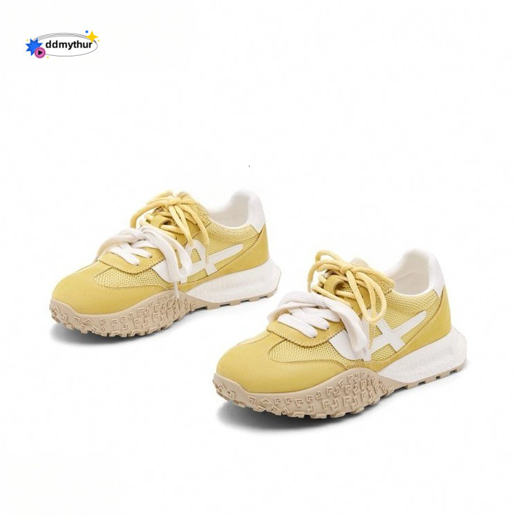 Women's Mesh Breathable Thick Sole Agan 2025 Summer New Versatile Fashion Casual German Training Shoes ddmythur