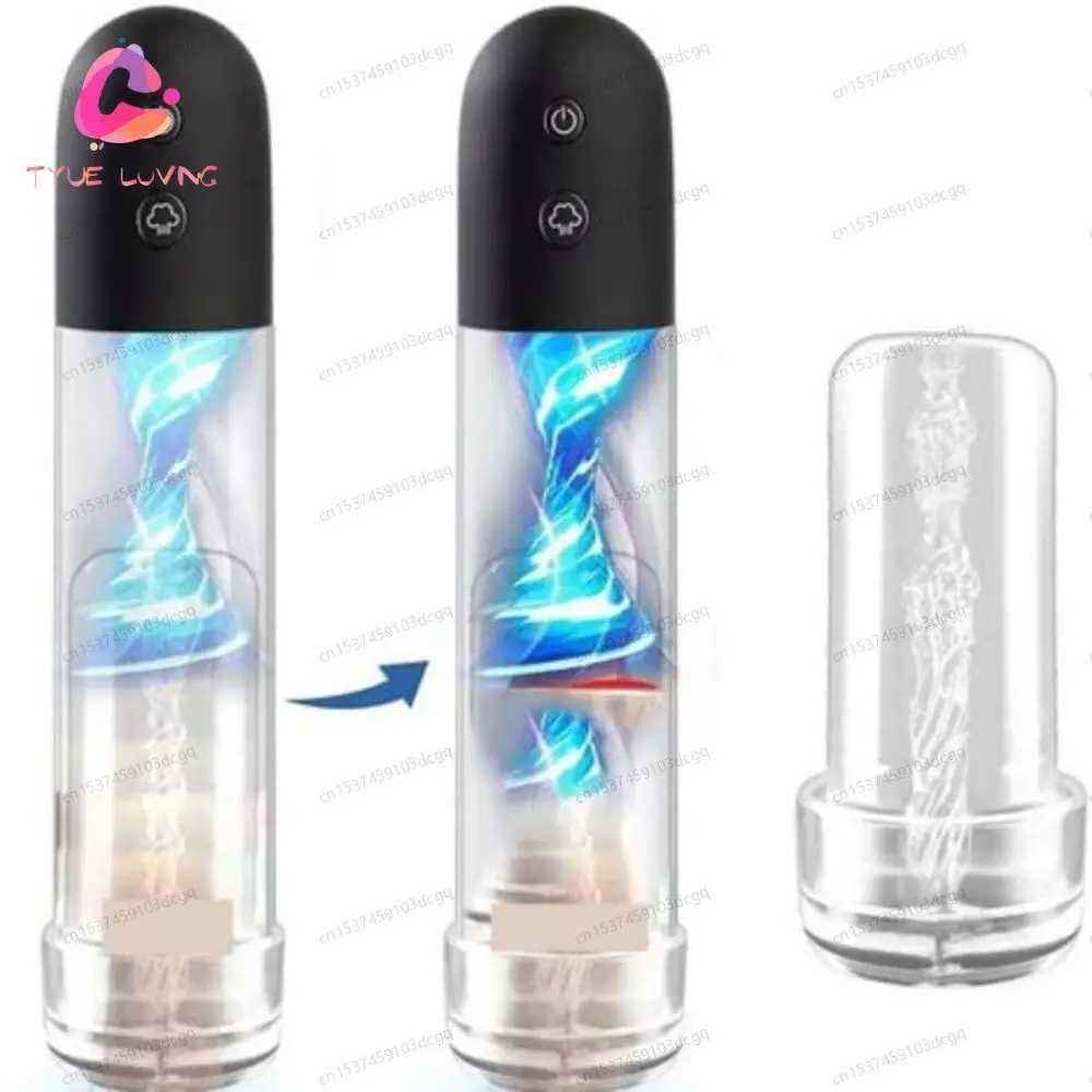 Electric Penis Enlargement Vacuum Pump Rechargeable Automatic High-Vacuum Penis Enlargement Extend Pump Sex Pump for Men Penis W250618