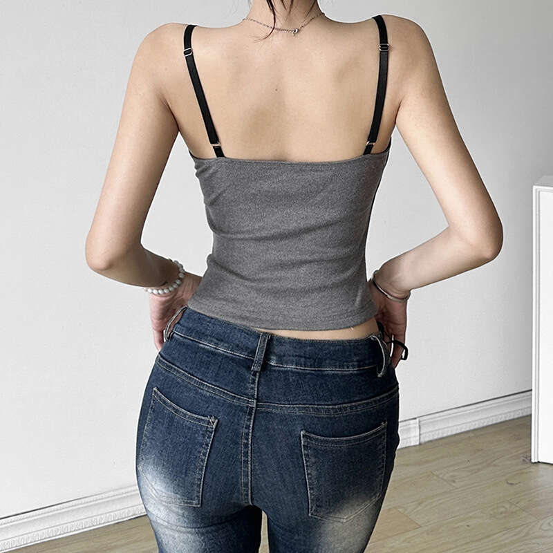 Summer New Women's Fashion Street Style Sexy Strapless Tube Crop Top Vest B5