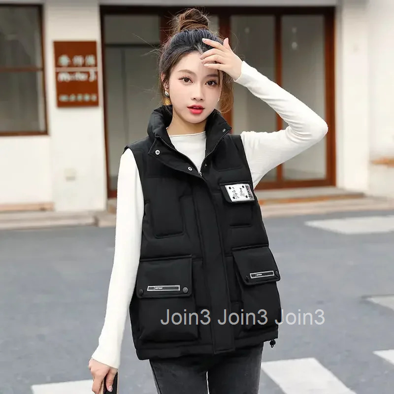Lady Giletes Loose Quilted Womens Padded Cotton Vests Coats on Sale Winter Clothing Working Insulated Classic New Outerwear