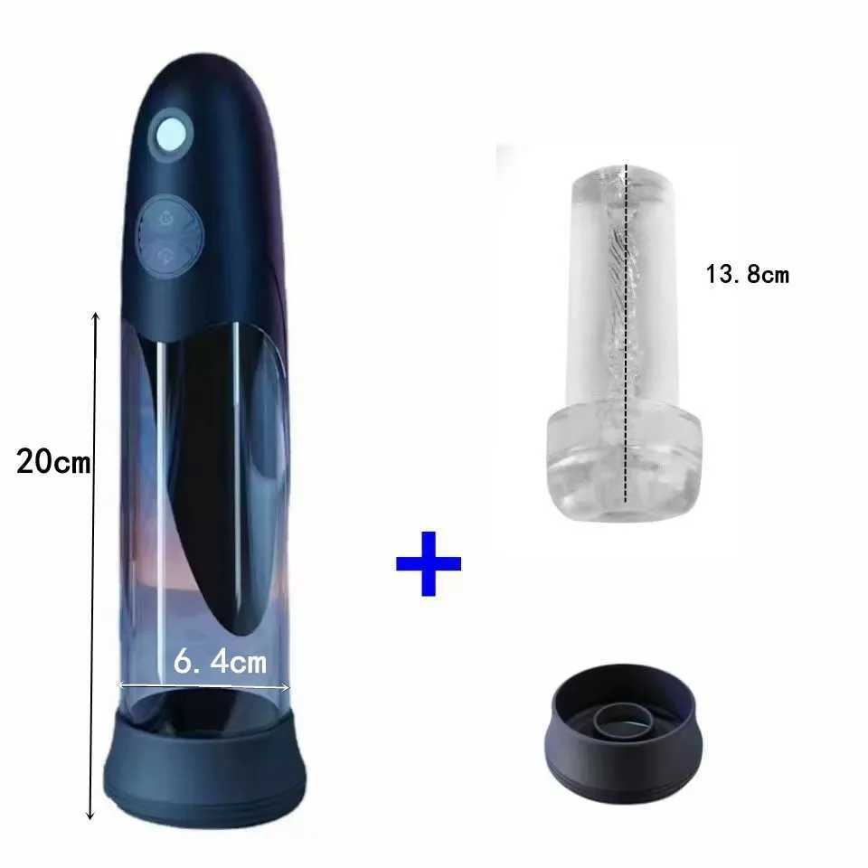 Male Hydro Electric Penis Pump Water Bath Penis Massage Enlarger Enlargement for Men Penis Extender trainer Adult Sex Toy W250618