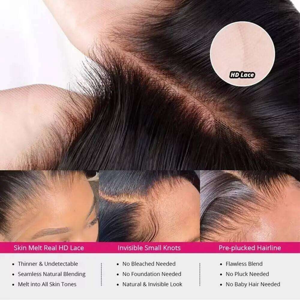 PerisModa 13x6 HD Lace Frontal Wig Body Wave Transparent Ombre 13x4 Front Brazilian 7x5 Glueless Wear And To Go Closure Wigs