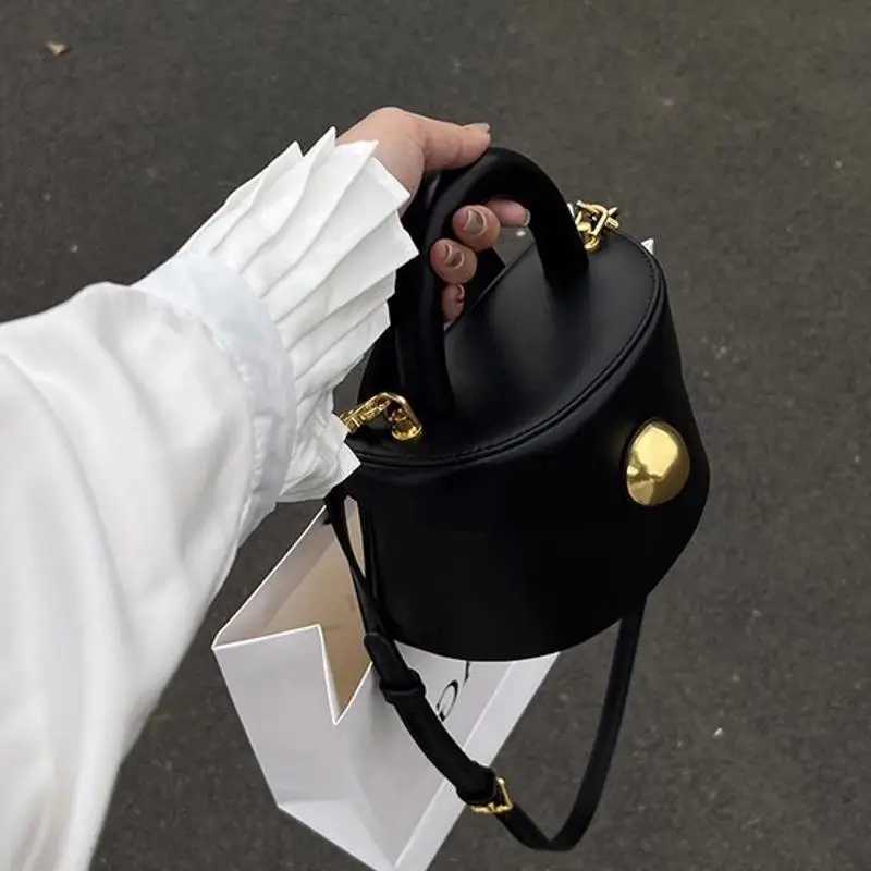 Textured Bucket Bags for Women 2025 New Trendy Hand Bag Ladies Popular Crossbody Sac Femme Bags for Women Advanced Sense Bags B250618