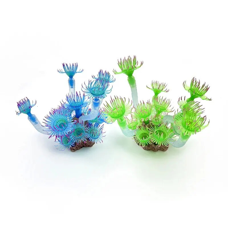 Artificial Underwater Coral Aquarium Fish Tank Simulation Decoration Aquarium Backgrounds Plants Water Grass Accessories 250613