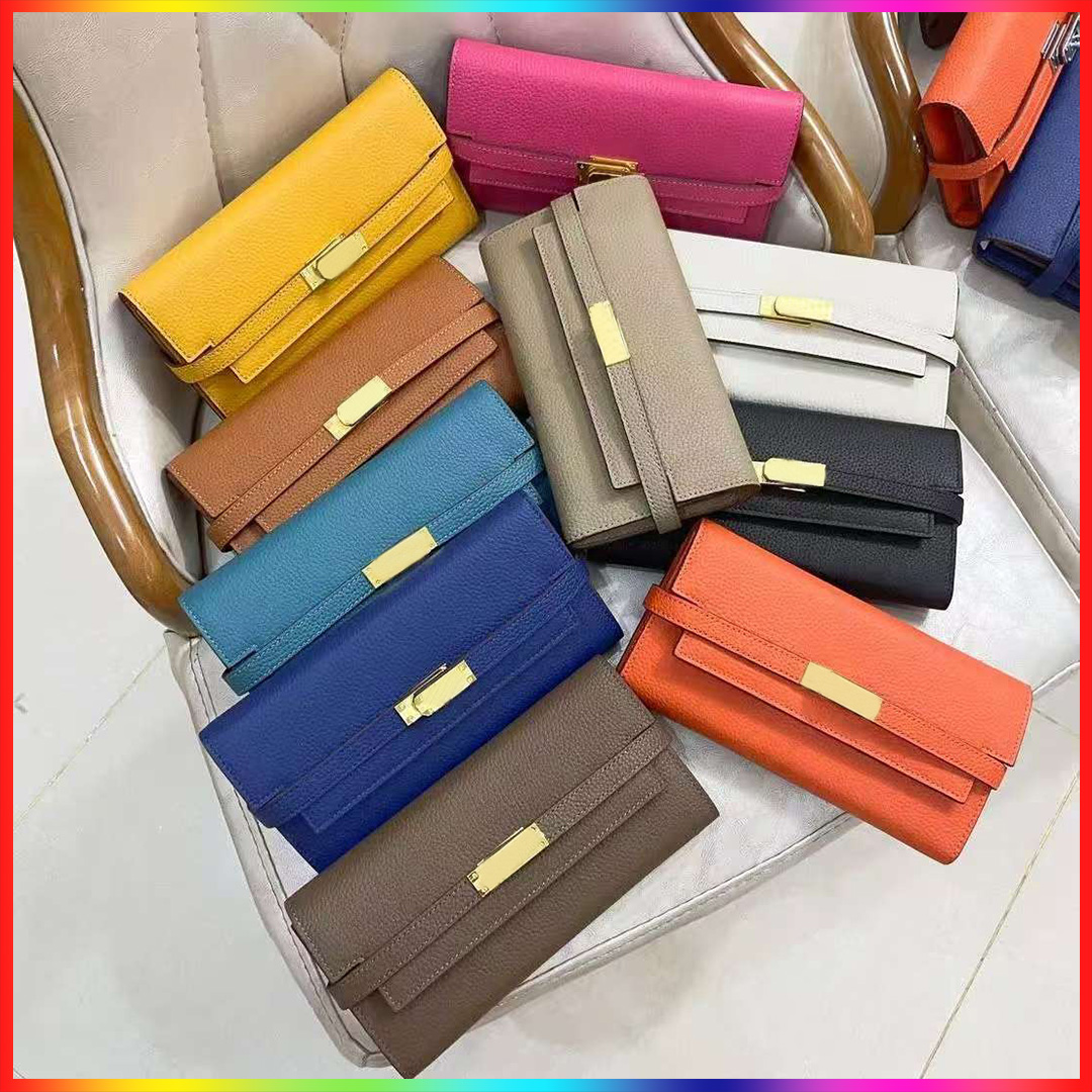 7A Designer bag long wallets card holders designer purse passport bags fashion leather wallet for lady fashionable flip bag high-quality crossbody bag women's purses