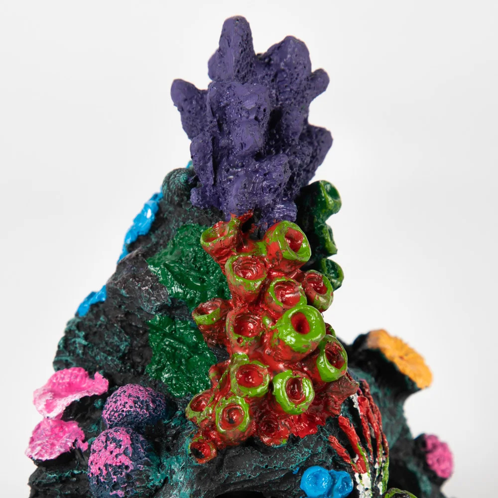 Aquarium Decoration Artificial Coral Mountain Synthetic Resin Coral Stone for Aquarium Decoration for Fish Tank 250613