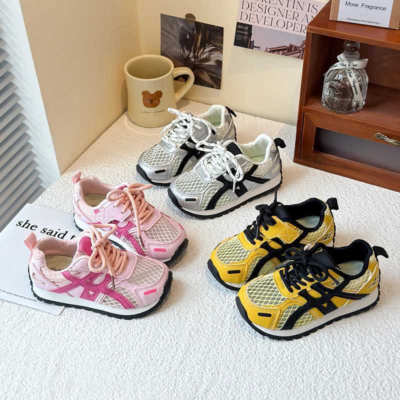 Unisex Casual Spring and Autumn Flat Sneakers for Boys and Girls Breathable White Flat Shoes for Kids Z250618