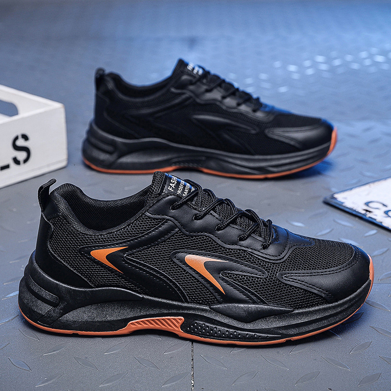 Spring Breathable Running Sports Thick Sole Casual Shoes Student Men S Trendy Versatile Mesh Casual Shoes Ddmysaturn