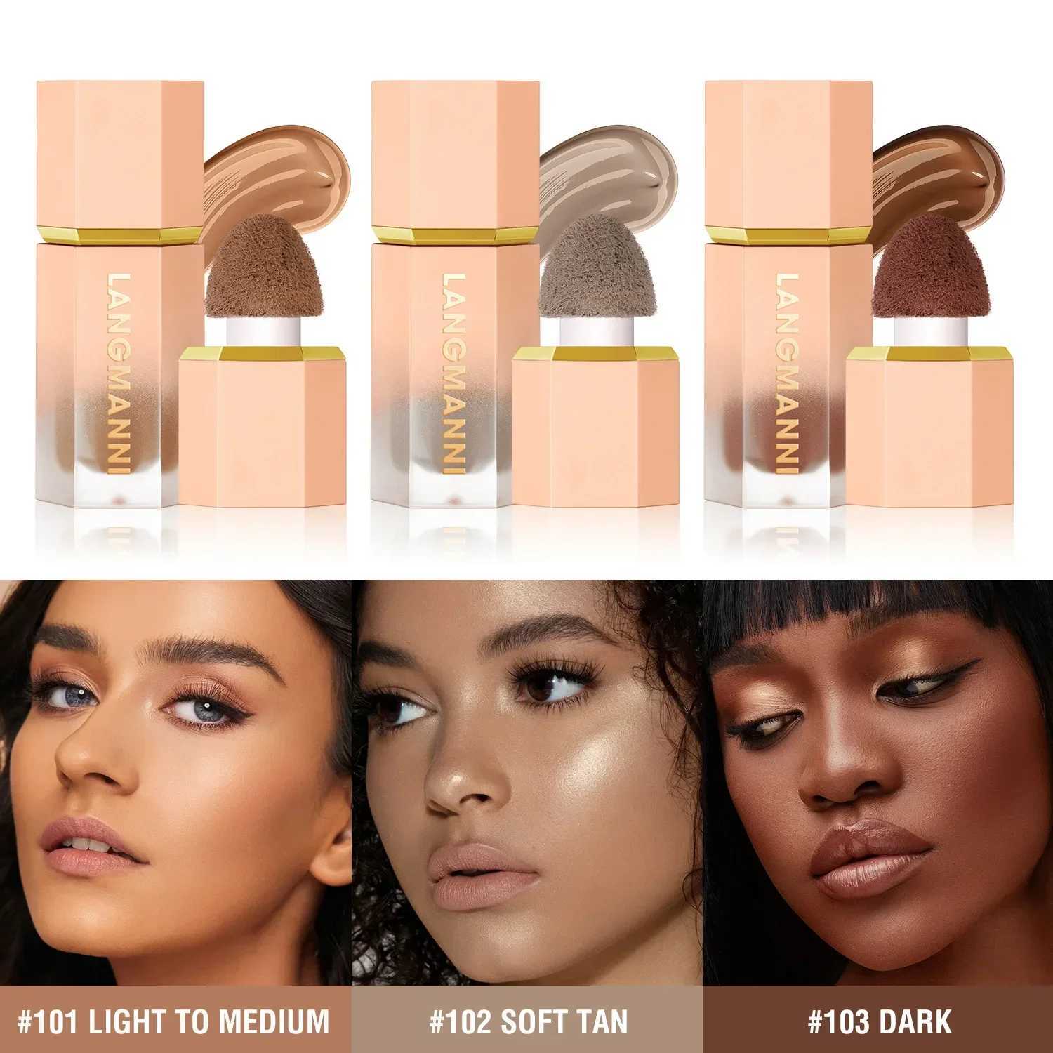 Liquid Contour Stick Natural Matte Highlighters Nose Shadow Cream Lasting Contouring Brighten Highlighter Face Makeup Cosmetics XJ250618
