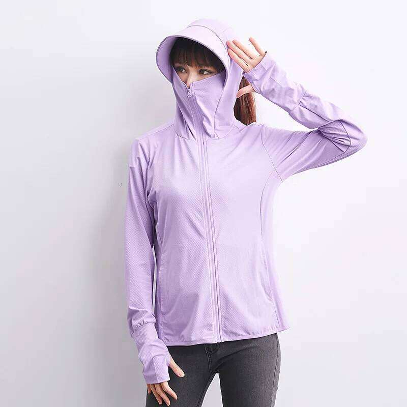Unisex Quick Dry UV Jacket with Hood - Waterproof Mesh Material