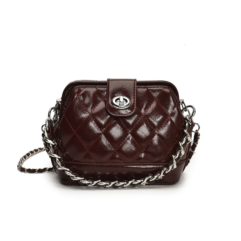 Free shipping designer Trendy Box Bag for Women 2025 New Quilted Chain Small Square Bag Versatile Fashionable High-end Crossbody Bag
