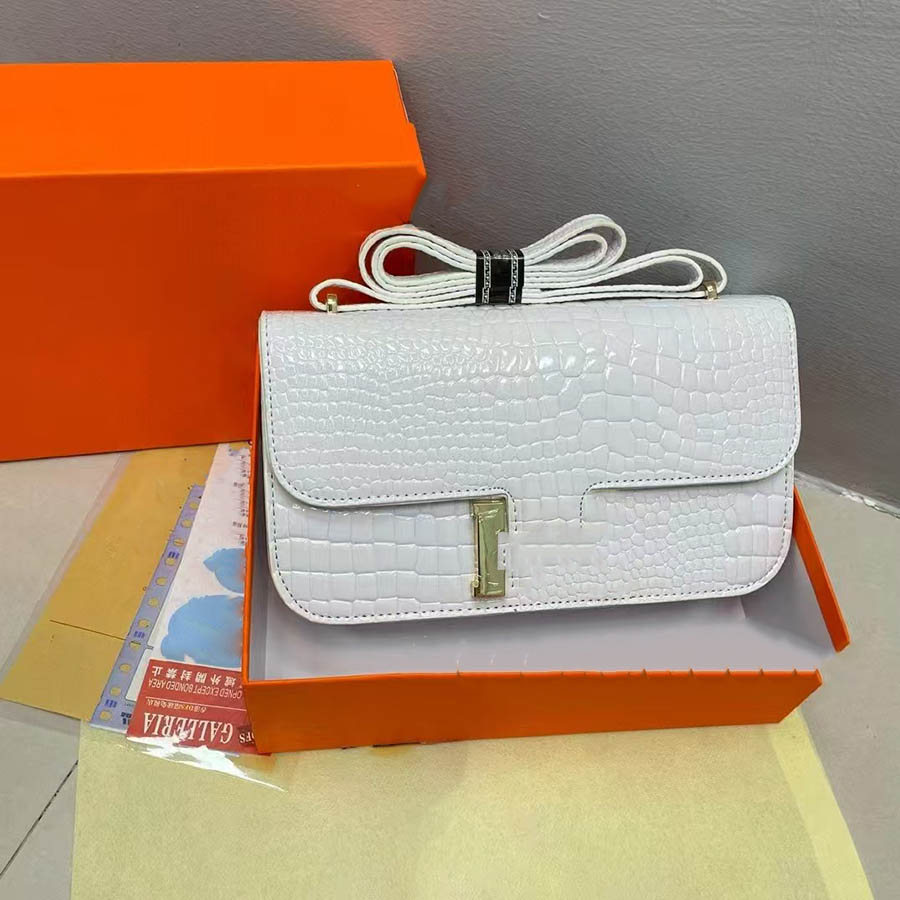 Designer Bags New Women's Bags Fashion Simple Crocodile Crossbody Bag French Personalized Trend Commuter Texture Handbags top Luxury Bag Tote Bag