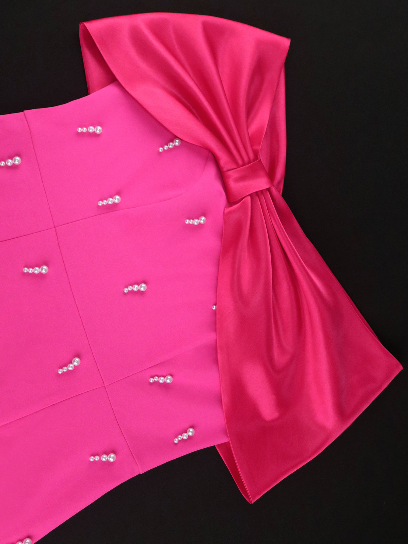 Fashion Rose New Dress For Woman Bodycon Beading Cap Sleeve Party Wedding Prom Outfits