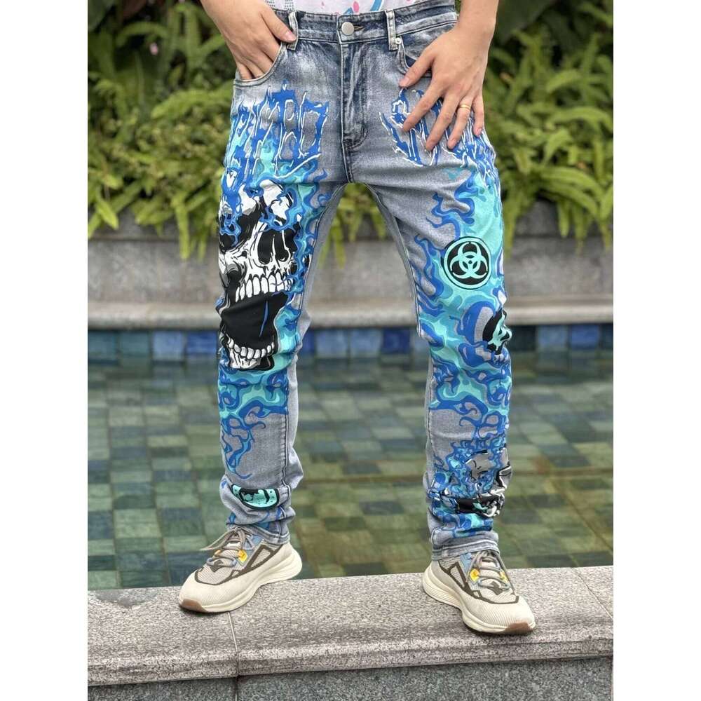 Wear New Arrivals In Summer Of Breathable And Comfortable Fabric Trendy Men's Casual Jeans Free Shipping On Promotion