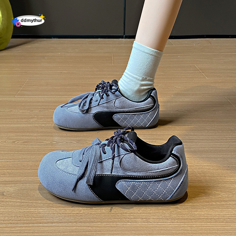 Niche Pink Agan Training Shoes for Women 2025 New Spring Versatile Hidden Heel Casual Sports Sneakers ddmythur