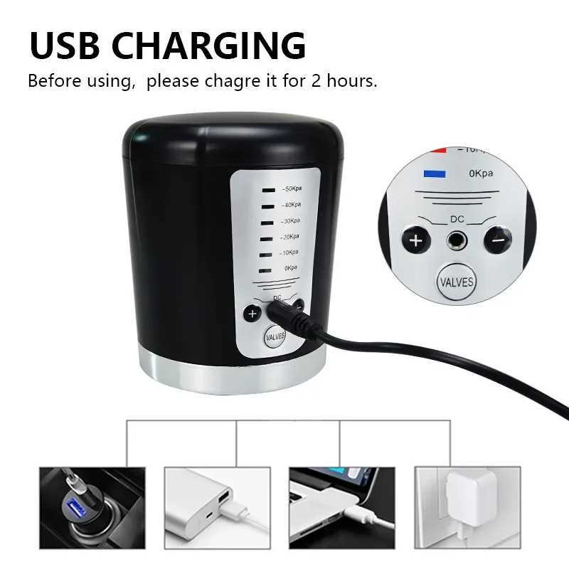 Electric Penis Pump Sex Toys for Men Masturbator Penis Extender Vacuum Pump Penile Enlargement Male Masturbator Massager Ring W250618
