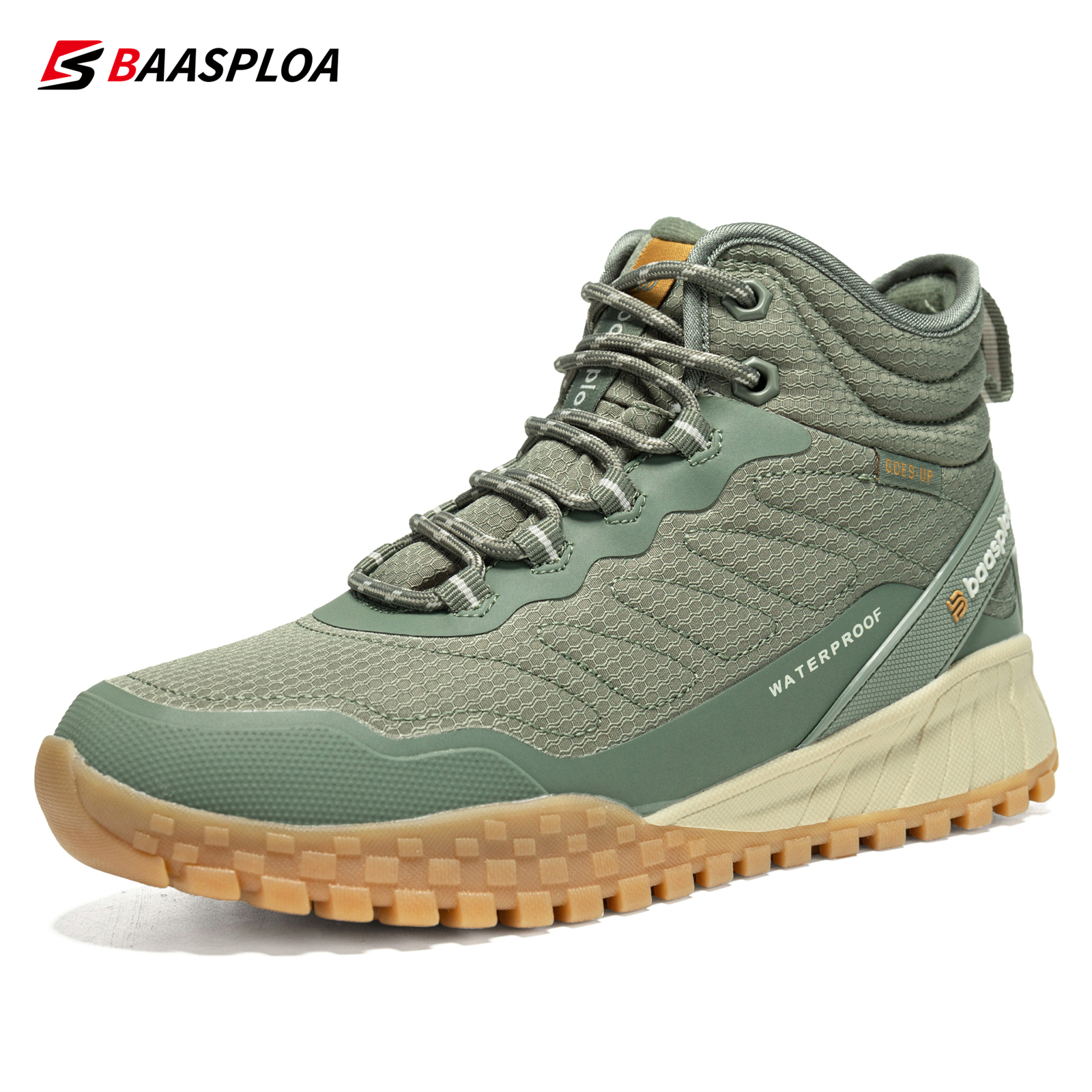 Baasploa Women Plush Snow Boots Winter Warm Female Outdoor Shoes Non-Slip Walking Shoes Casual Waterproof