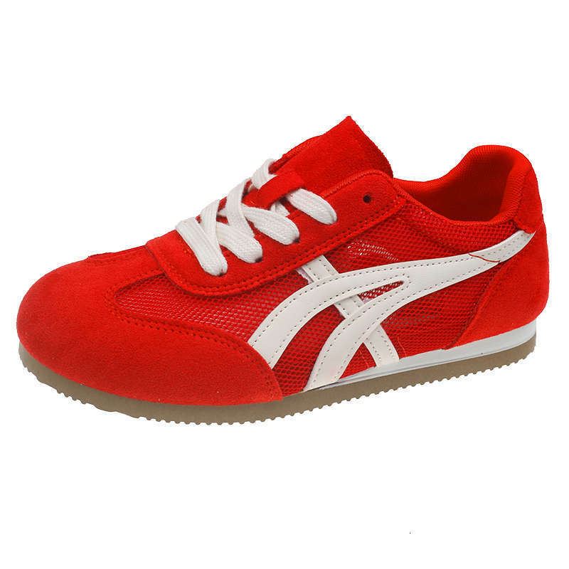 Dexun Women 2025 New Spring Summer Breathable Mesh Casual Versatile Sneakers Flat Red Board Shoes ddmythur