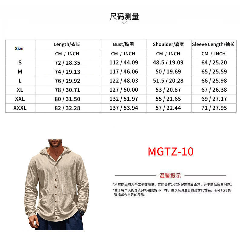 designer t shirt Hawaiian Shirt Summer Casual Shirts For Men Cotton Linen Hoodies Casual Button Down Hooded Top Beach Hippie T shirt Plus Size linen s