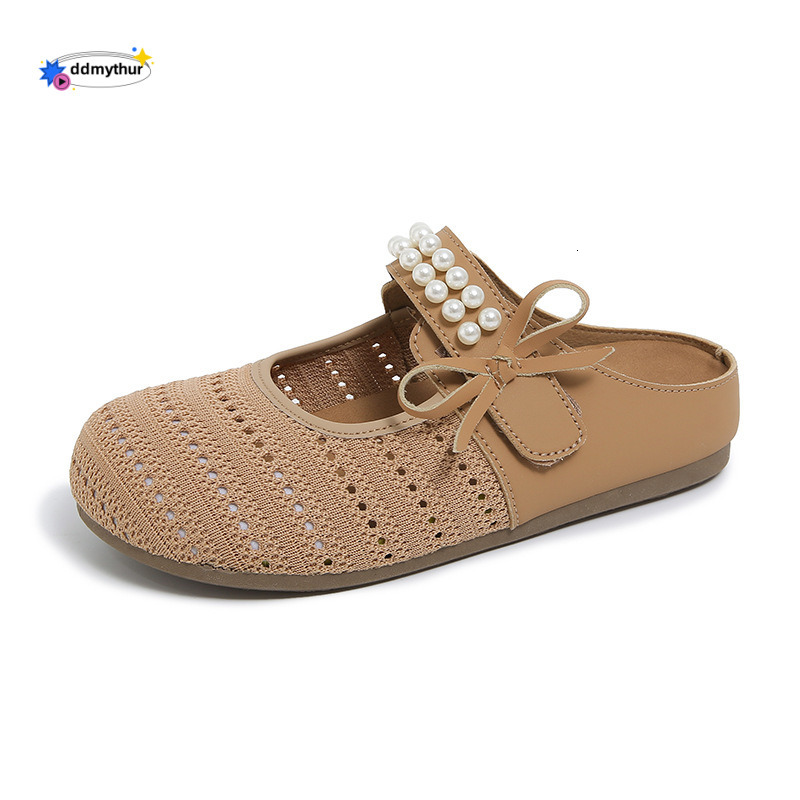 2025 Korean Style Summer New Half-Slip White for Women Ins Breathable Student Height Increasing Casual Women's Shoes Street Shooting Y12 ddmythur