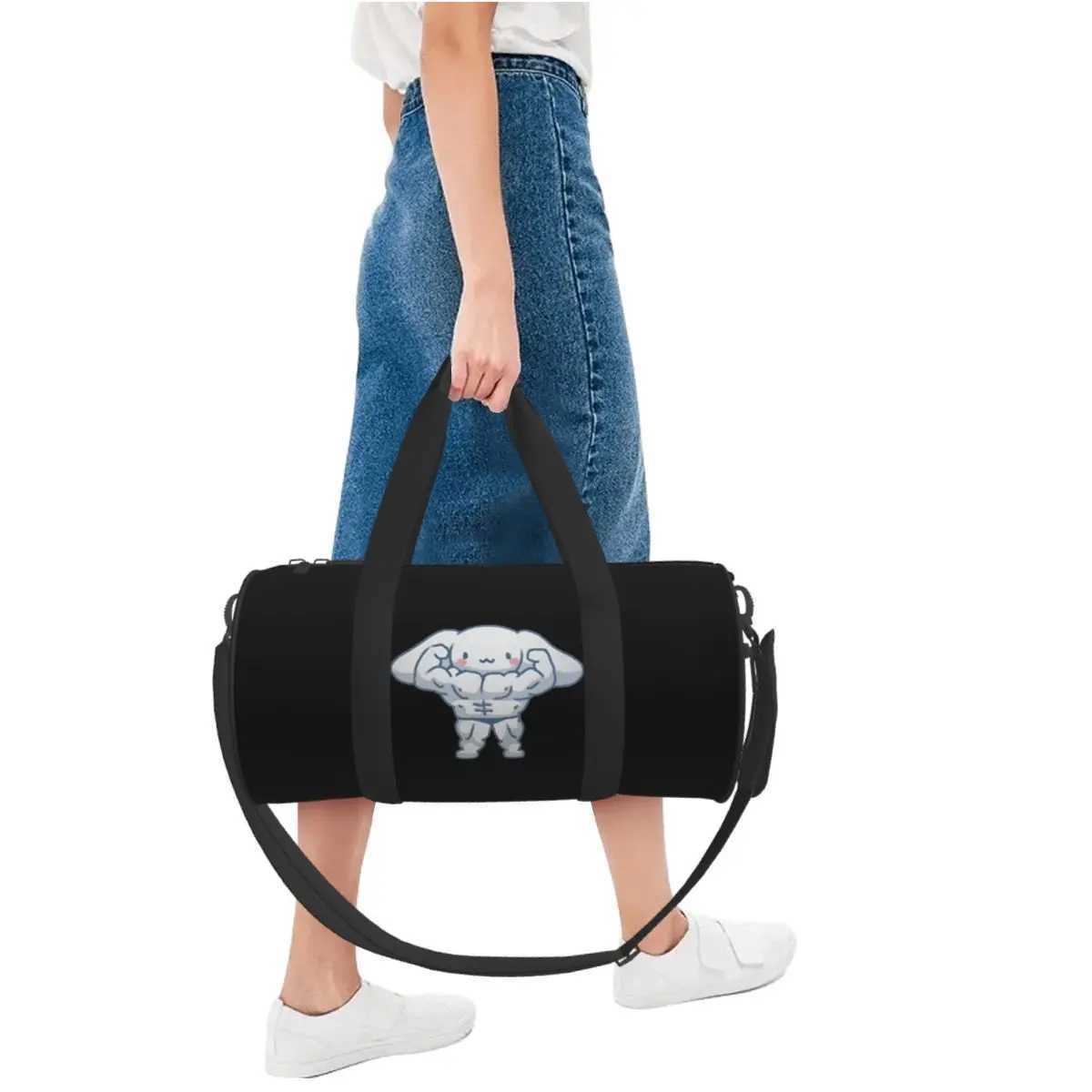 My Melody Print Travel Bag Large Capacity Sport Bags Outdoor Men Women Pattern Gym Bag Luggage Colorful Fitness Bag W250618