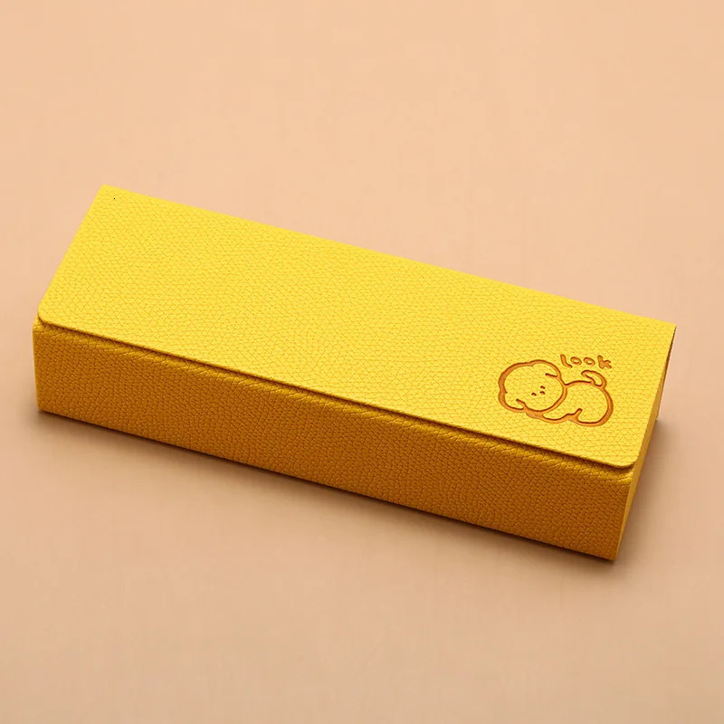 Fashionable Square Anti-Stress Glasses Storage Box Puppy Cartoon Shape Hard Shell Glasses Case 250617