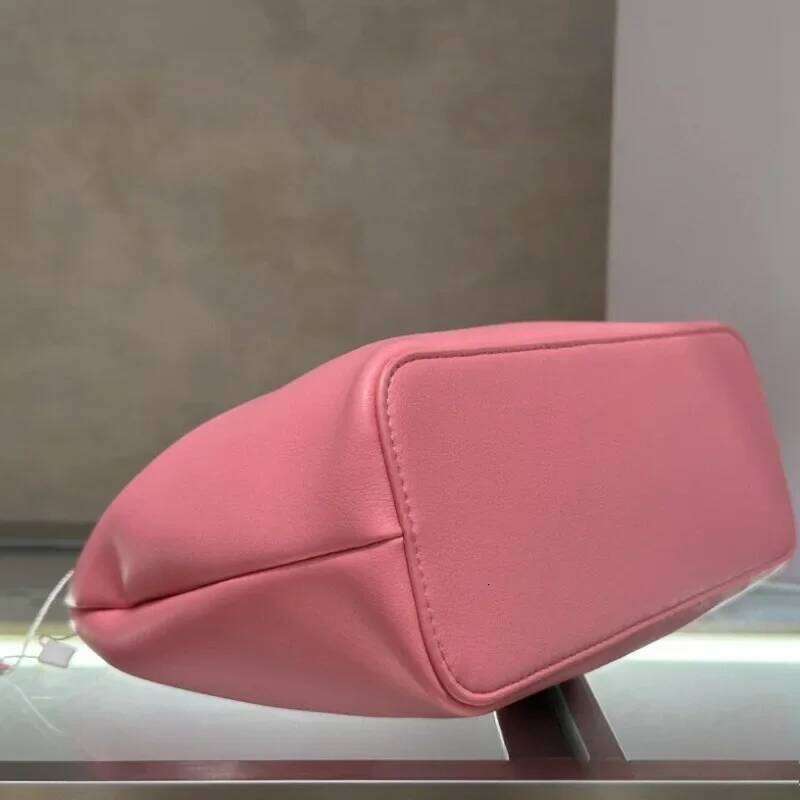 New fashionable leather ring handbag, top layer cowhide crossbody women's bag, European and American style
