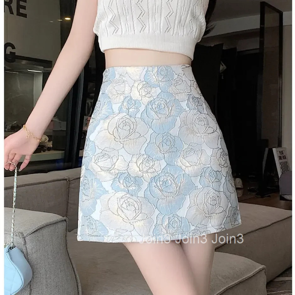 Woman Skirt Tight Short Mini High Waist Wrap Zipper Y2k Vintage Aesthetic Modest 2025 Trend Korean Style A Line Skirts for Women