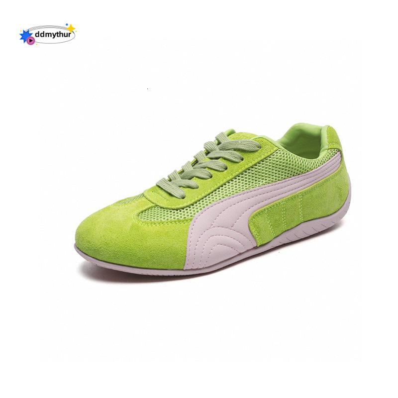 Genuine Leather Breathable Mesh German Training for Women 2025 Summer New Versatile Soft Sole Slimming Sports Casual Shoes ddmythur