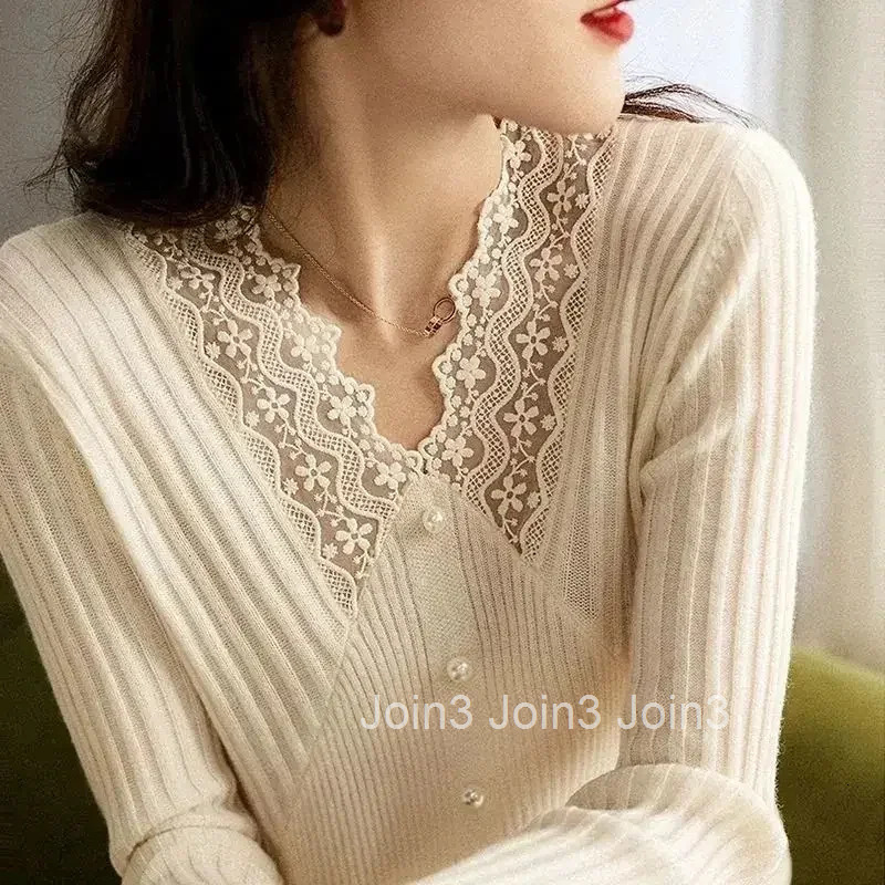 Black Long Sleeve Basic Womens Knit Sweater Korean Style On Promotion Elegant Attractive Harajuku Original Ladies Pullovers