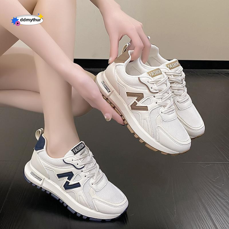 Women's Sneakers 2025 Spring New Non-Slip Soft Sole Lightweight Running Versatile Casual Shoes TikTok ddmythur