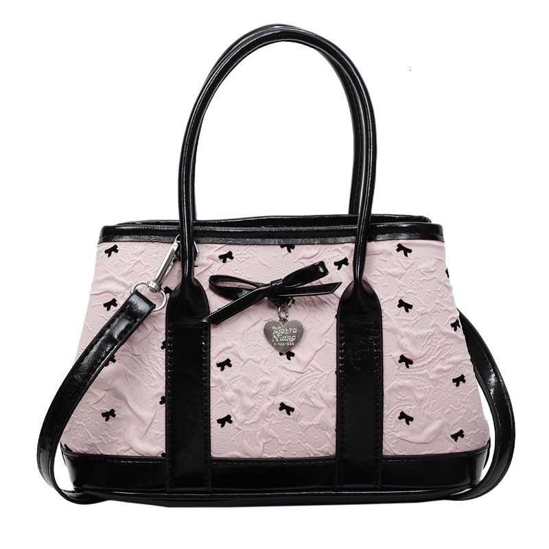 Free Shipping For Designers Luxury Bag Korean Style Color-block Handbag For Women 2025 New Fashion Small Tote Bag Versatile Simple Crossbody Bucket Ba