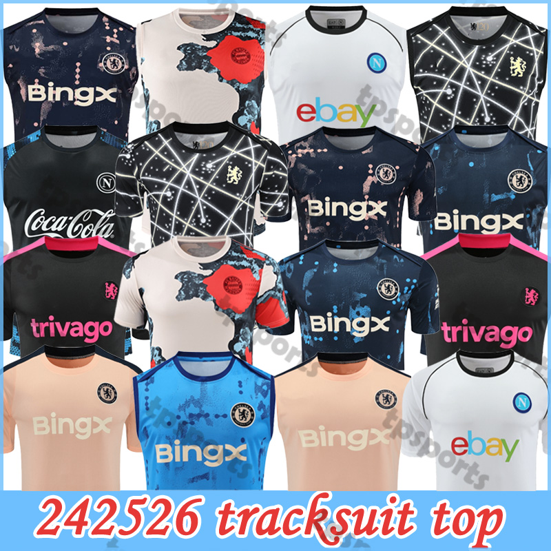 chelseas 25/26 sportswear top tracksuit top 24 25 26 training suit top Short sleeved suit soccer Jersey kit uniform chandal adult sweatshirt Sweater men sets