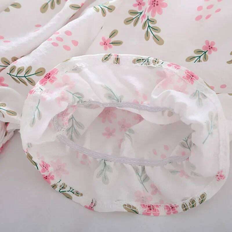 Sweet Broken Flower Slash Neck Women Blouse Agaric Edge Pleat Design Slim Elastic Waist Cropped Top Cute Chiffon T-Shirt Summer