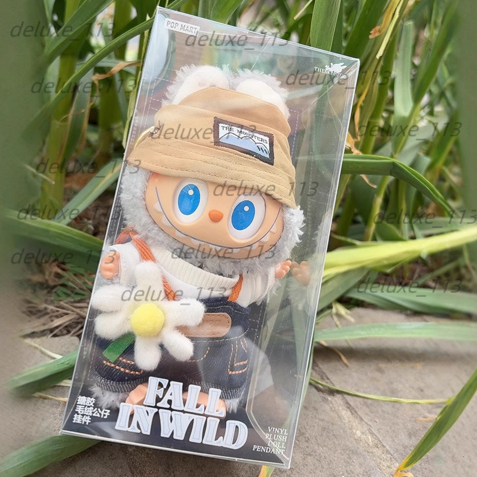 Bubble Mart Labubu THE MONSTERS Spring Wild At Home LABUBU Vinyl Plush Doll Keychain
