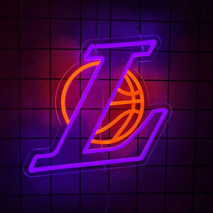 Basketball Led Neon Sign Used For Wall Decor Usb Powered Used For Decor Of Teenagers Rooms Clubs And Sports Training Rooms. Z250618