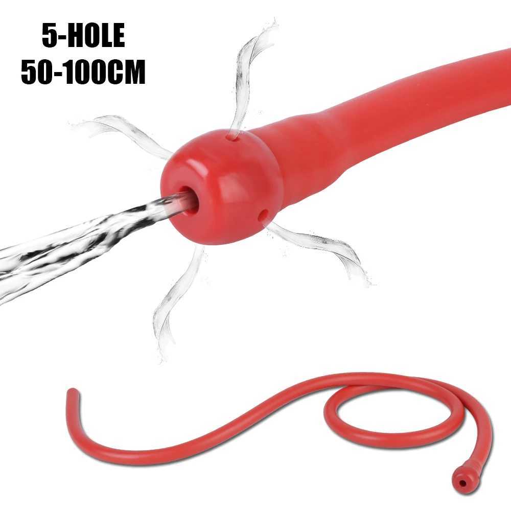 50/100cm Hose Anal Washer Women Vaginal Shower Butt Plug Men Enema Douche Pipe Erotic Adults Games Sex Toys For Couples W250618