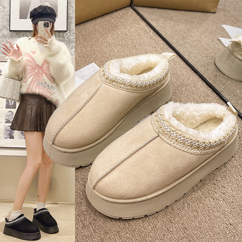 new Free shipping designer Boots for woman cotton shoes keep warm winter Boots vintage classic snow boots black white green