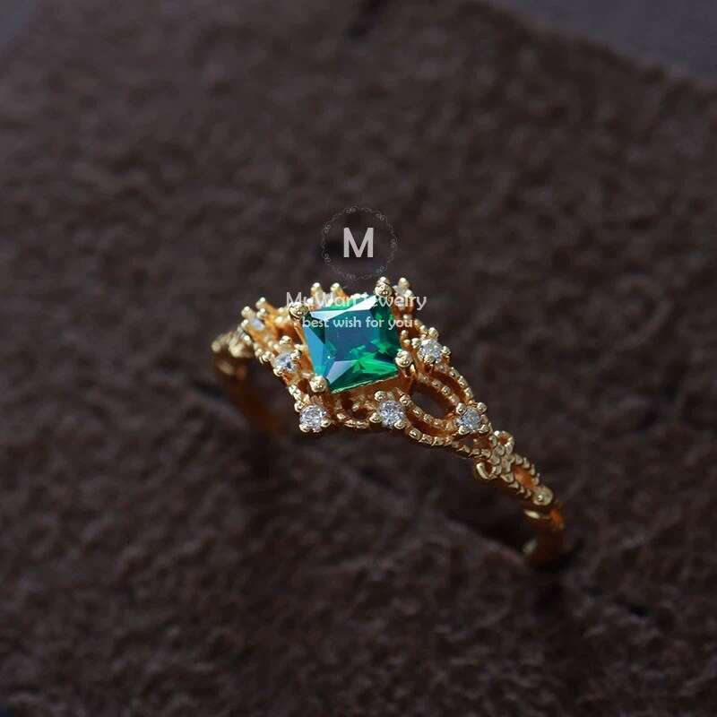 Inlaid Diamond Light Luxury Hollow INS Niche Design Sense Minimalist Open Ring