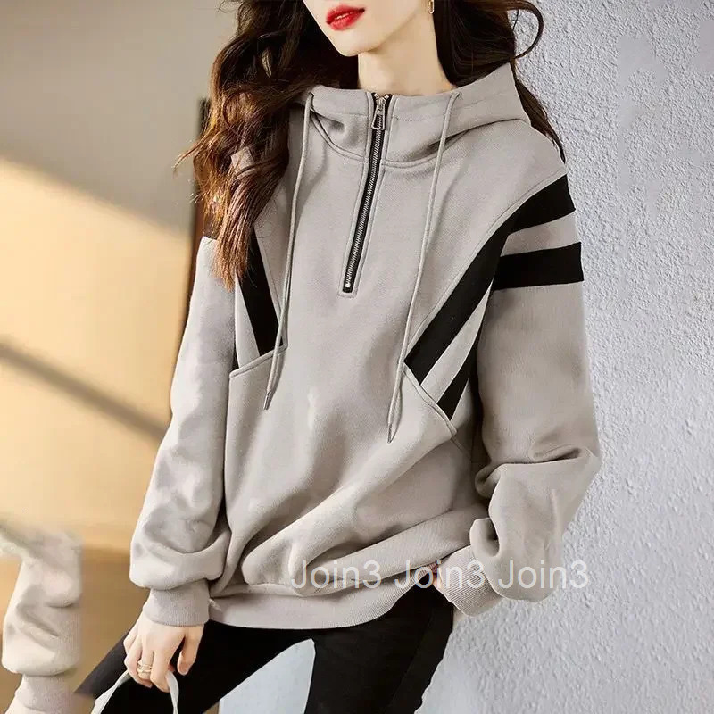 Spring and Autumn Woman Tops Cotton Hoodies Korean Fashion Hooded Sweatshirt for Women Cheap On Promotion Xxl E Popular Clothes