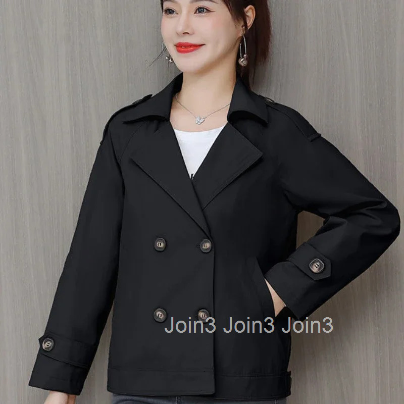 Womens Windbreaker Jackets Korean Style Suit Collar Female Coat Long Sleeve Pretty Cheap Lined Clothing Promotion Harajuku Sale