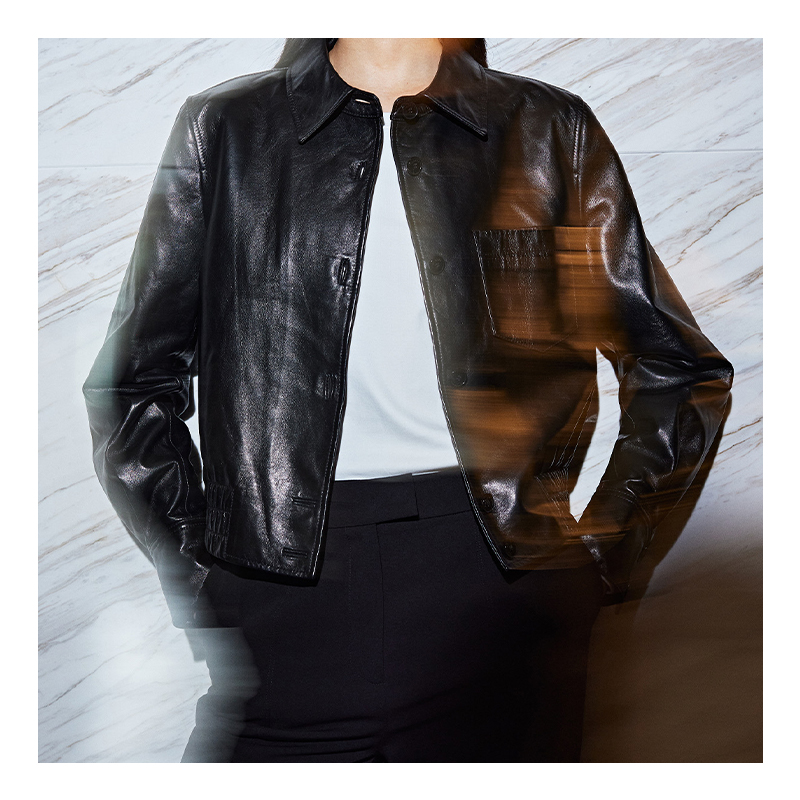 Chic Cross-Border Leather Coat for Her Stylish Outerwear Tailored Just For You
