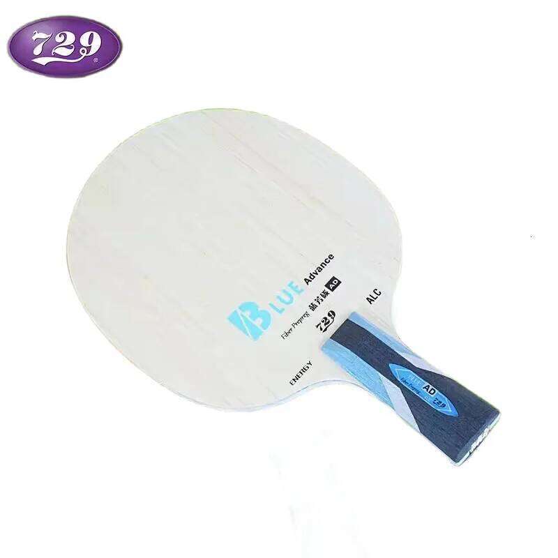 New 729 Professional Table Tennis Blade 5 Wood 2 AD Carbon Ping Pong Racket Blue ALC Fast Attack
