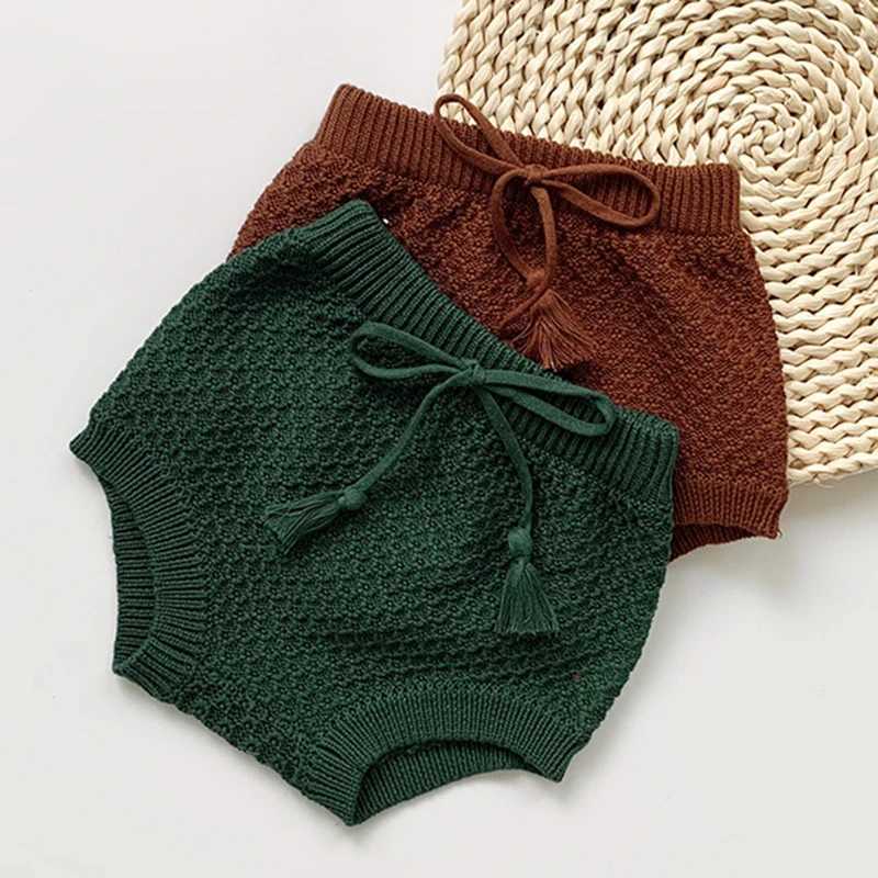 Baby Knitted PP Shorts Toddler Girl Boys Spring Knitted Bloomer European American Sle Fashion Baby Bloomers Kid Bottoms KoreaC250617