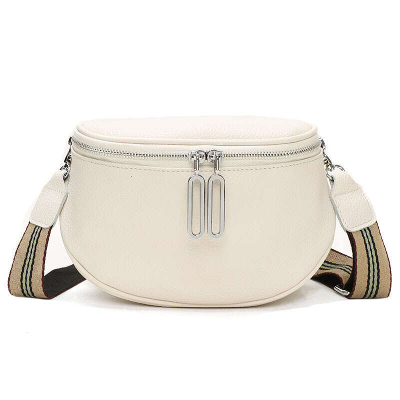 Genuine Leather Top Layer Cowhide Saddle Women's New Fashion Trendy Casual Chest Single Shoulder Crossbody Bag