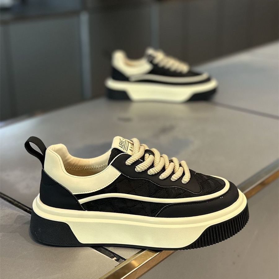Designer Shoes 2025 Spring soft-soled men's shoes, casual, sporty, fashionable, versatile, light luxury, high and low top sneakers, free shipping