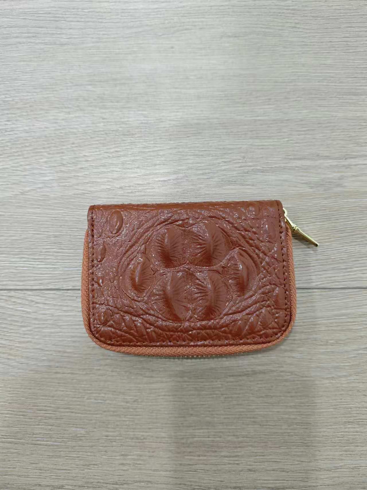 Free Shipping Designer's Top Luxury Bag, Cowhide Accordion Clip, Women's Clip, Men's Clip, Multifunctional Zipper, Small Wallet, Busine