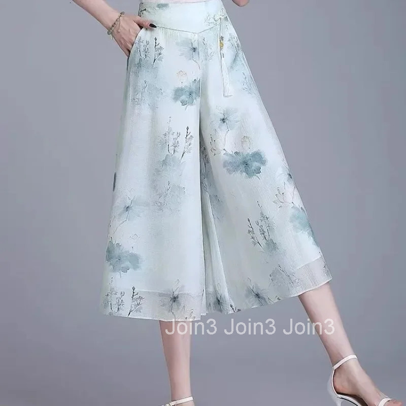 High Waist Skirts for Women Pants Chiffon Midi Woman Skirt Chorts Summer 2025 Korean Style Vintage Trend Casual Fashion Cheap V